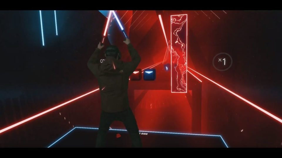Beat Saber, Virtual Reality Brussels, Livescope